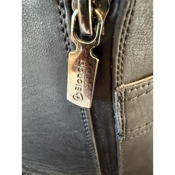 Blondo Dagger Black Sz 11 Lug Sole Platform Ankle Boots Waterproof Echo Nubuck - Picture 9 of 10